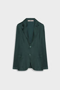 CARLA G. - blazer monopetto con bottoni madreperla