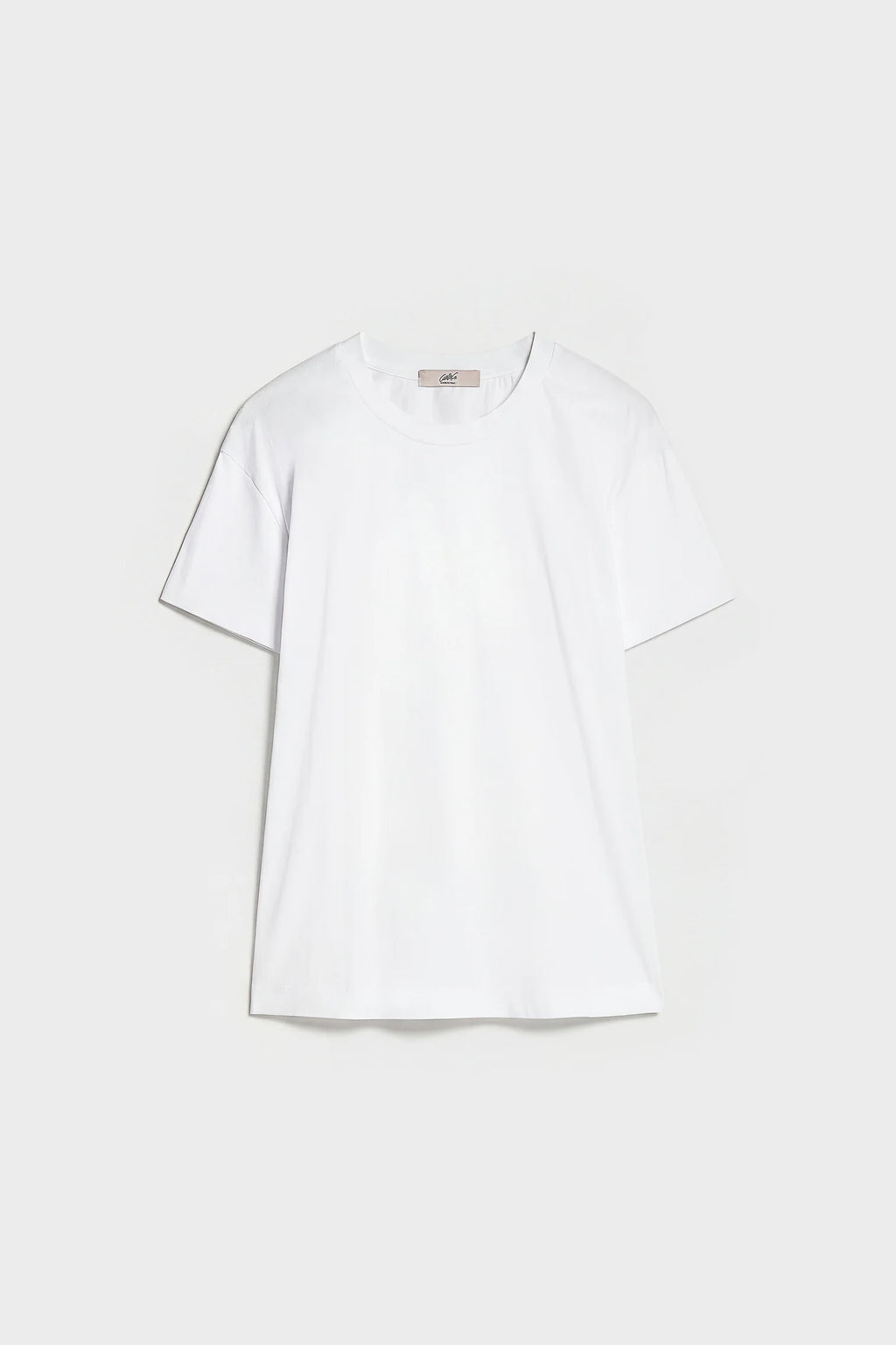 CARLA G. - T-shirt in popeline elasticizzato