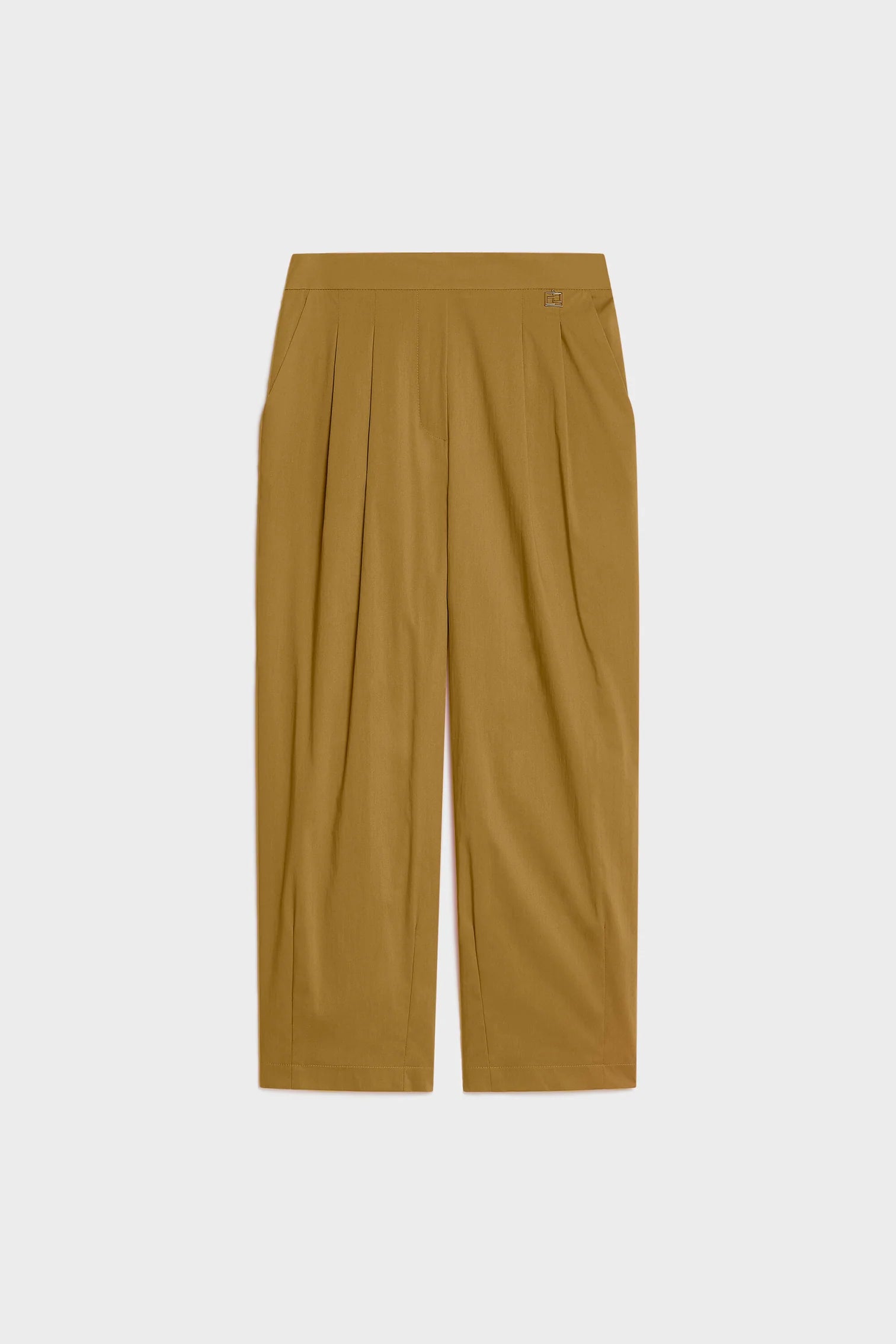 CARLA G. - Pantaloni barrel in popeline