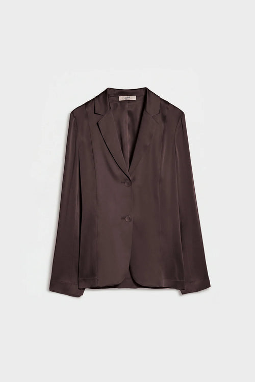 CARLA G. - Blazer monopetto in raso