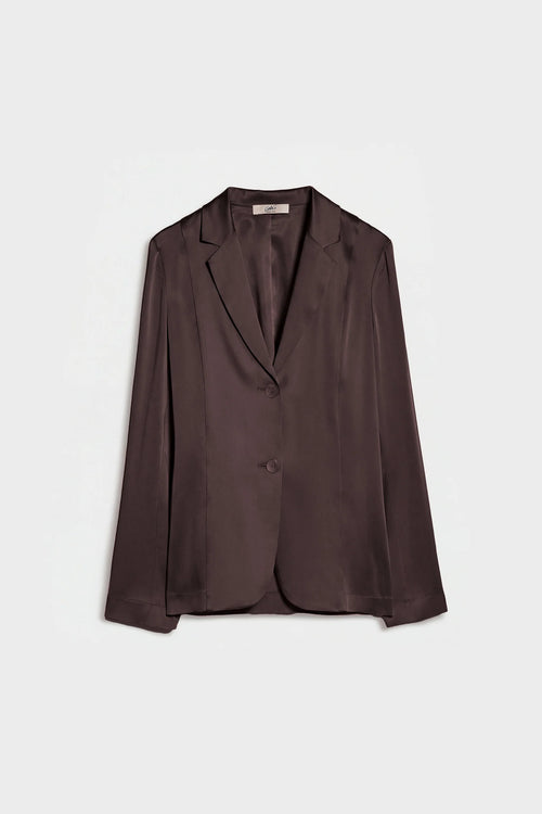 CARLA G. - Blazer monopetto in raso