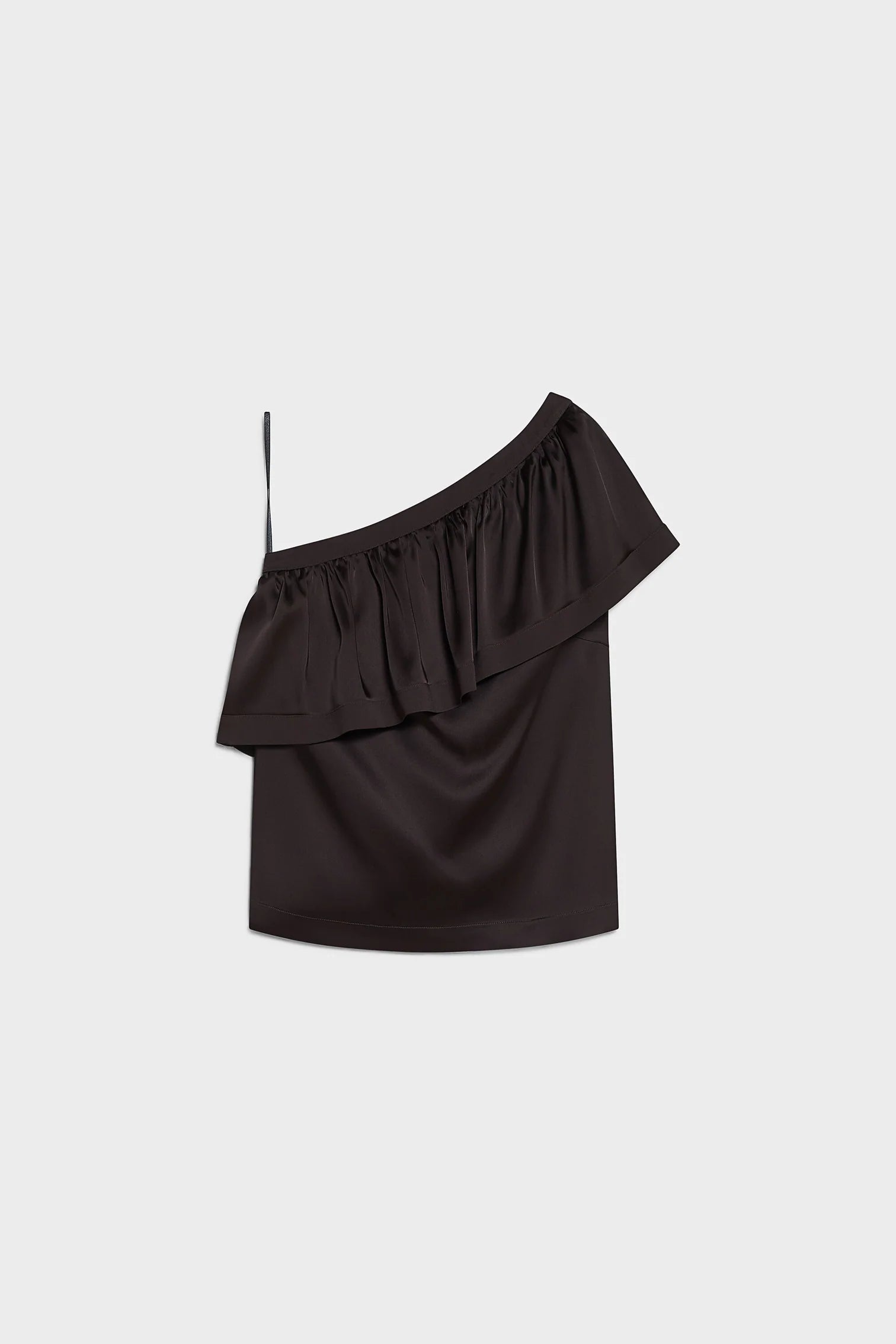 CARLA G. - Maglia monospalla in raso