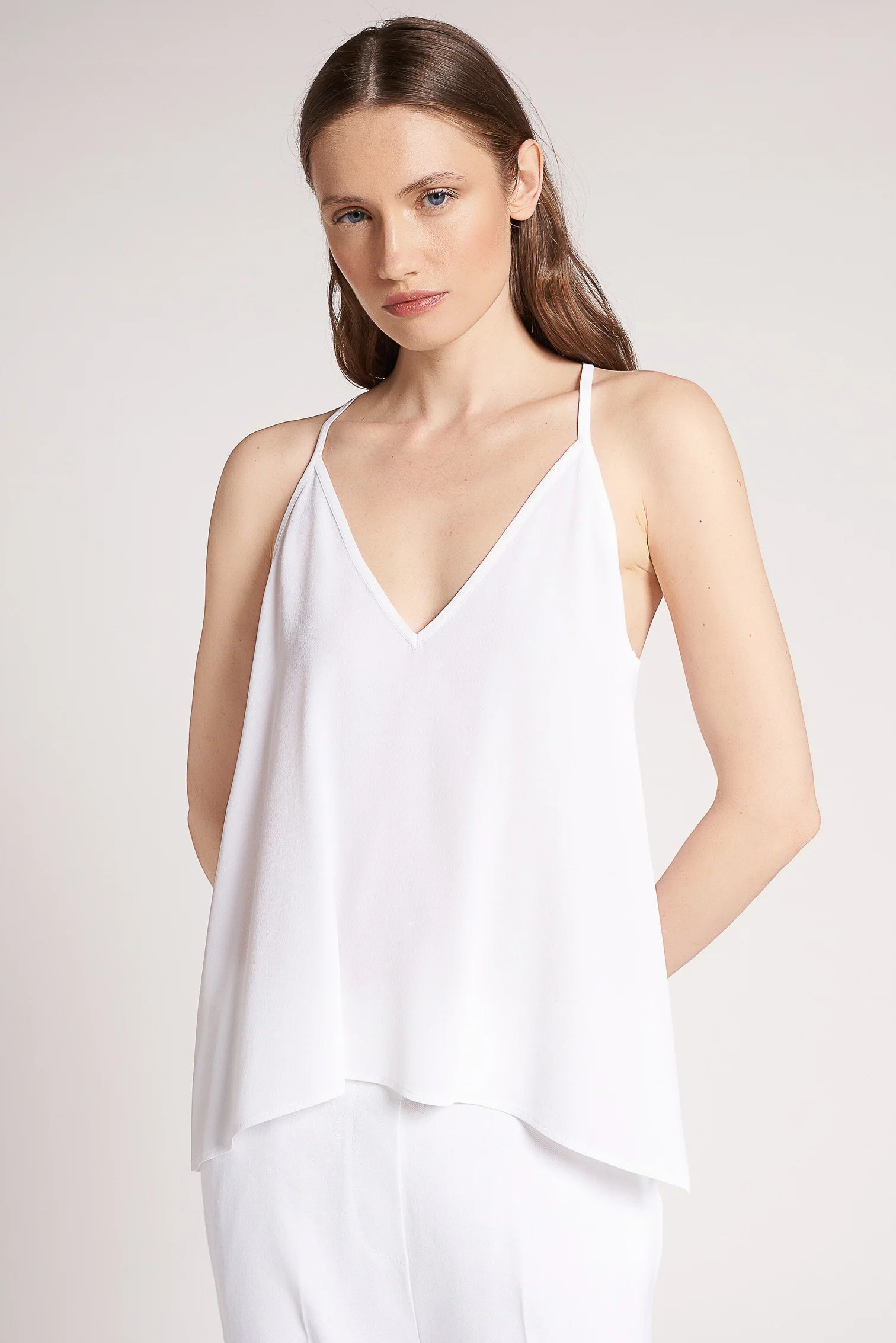 CARLA G. - Top in crepe de chine