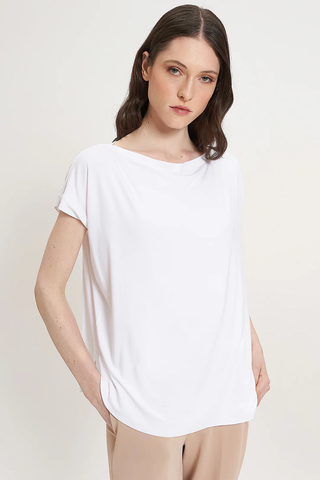 CARLA G. - Maglia con scollo a barchetta