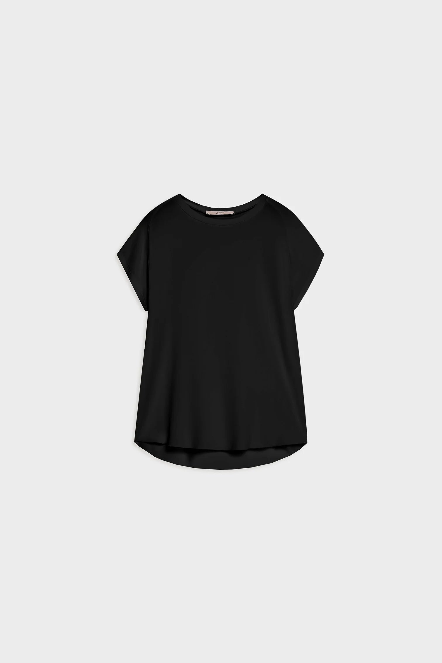 CARLA G. - Maglia a mezze maniche bimateriale