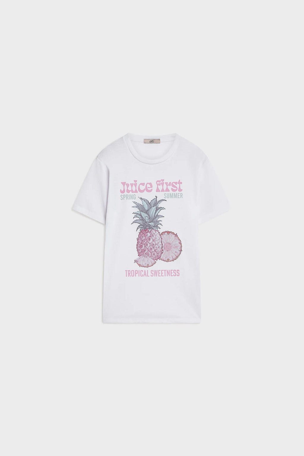 CARLA G. - T-shirt "juice first" in cotone