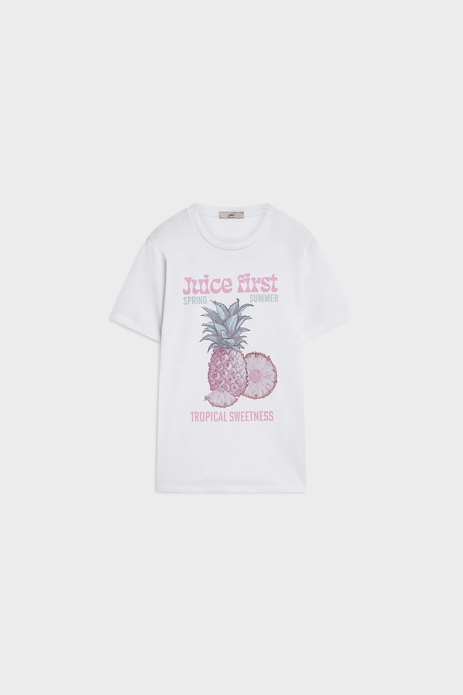 CARLA G. - T-shirt "juice first" in cotone