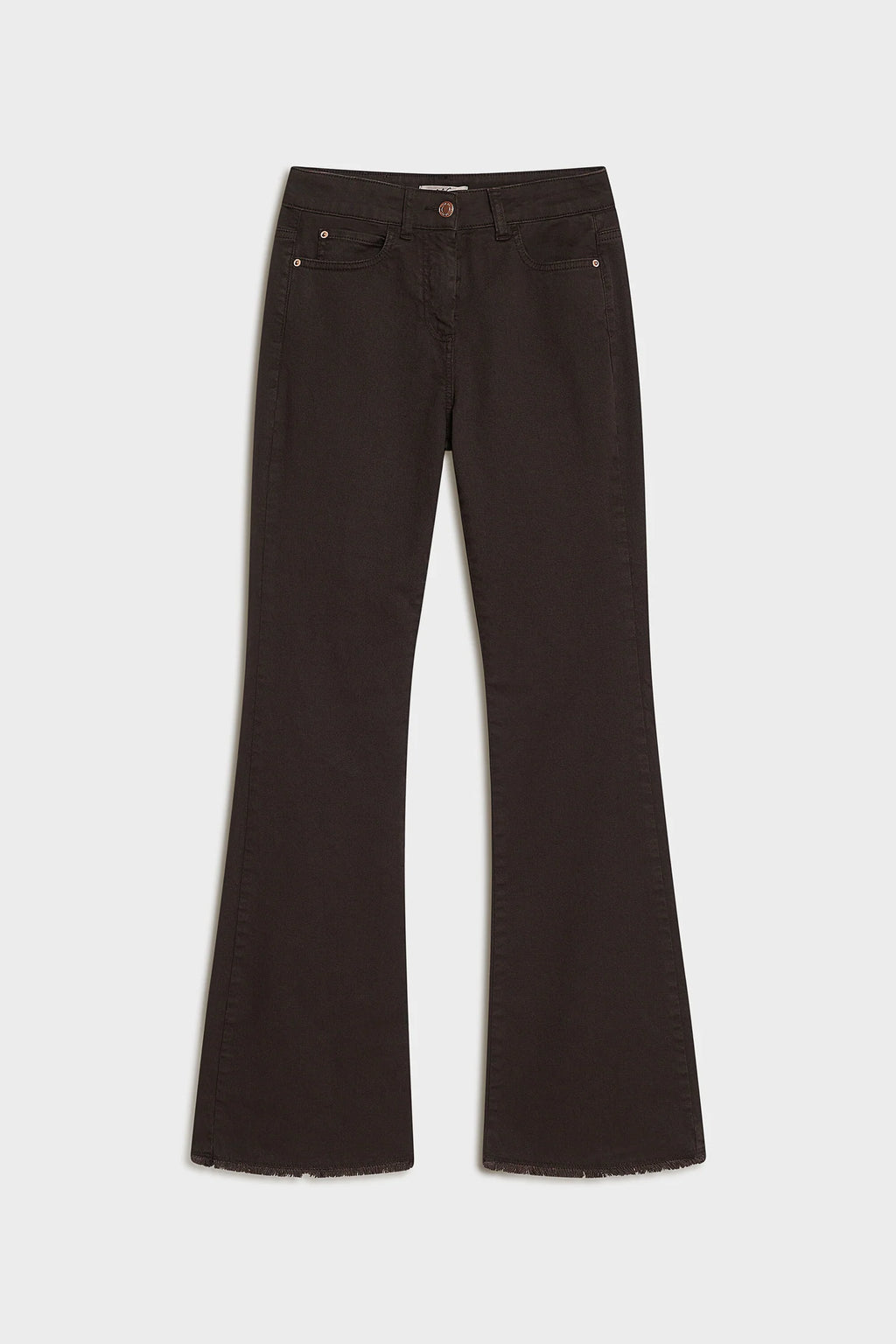CARLA G. - Jeans flare in drill elasticizzato