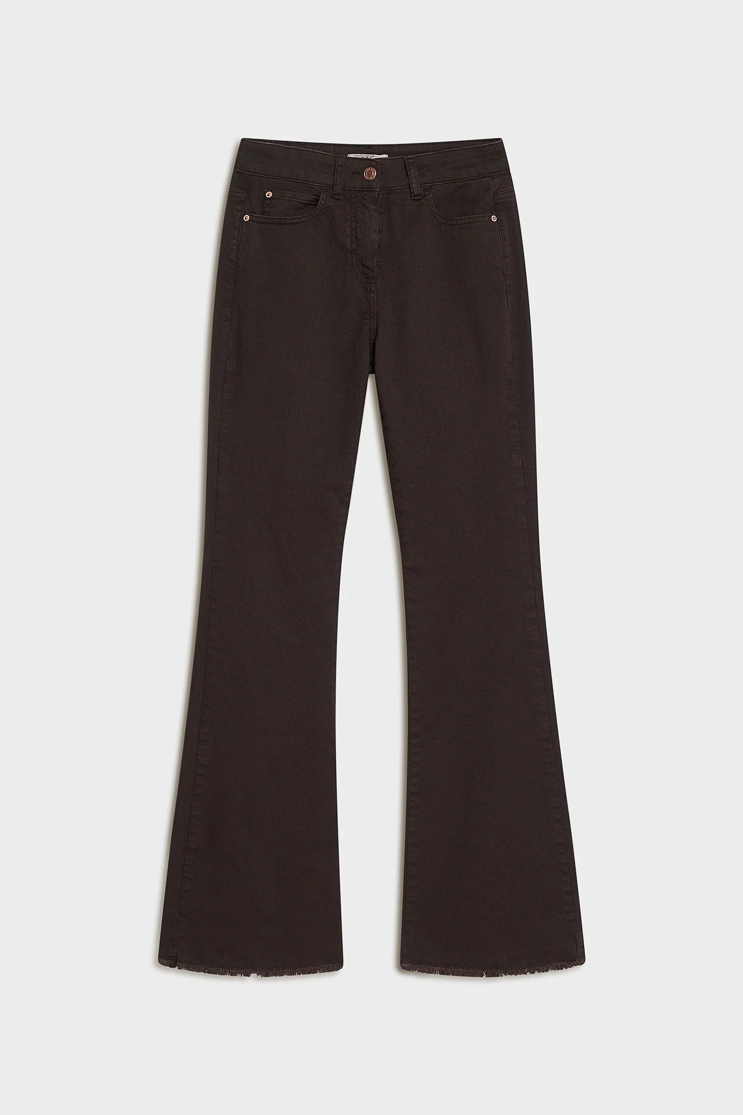 CARLA G. - Jeans flare in drill elasticizzato