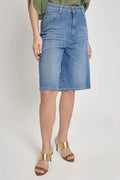 CARLA G. - Bermuda ampio in denim