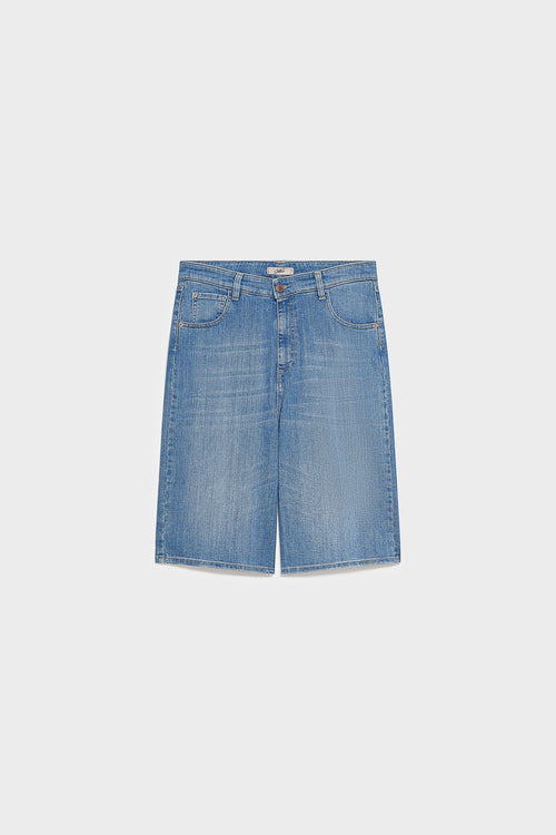 CARLA G. - Bermuda ampio in denim